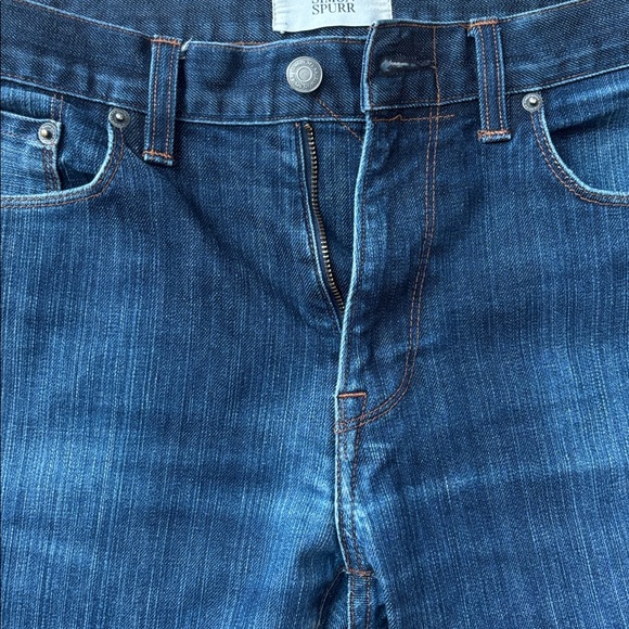 Simon Spurr mens jeans blue fade slim straight sz 35 waist inseam 30 - Picture 3 of 9